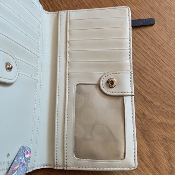 Shimmery Dark Blue Wallet - Picture 5 of 10